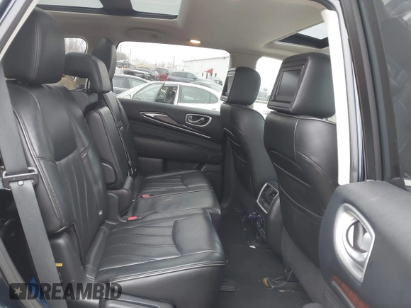 2015 Infiniti QX60 with VIN 5N1AL0MM7FC536181, listed as a IAAI auction lot 41068747 with 111,917 mi miles and . Bid and sale history available at DreamBid. Image 8.