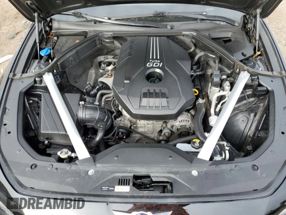 2020 Genesis G70 2.0T with VIN KMTG44LAXLU063118, listed as a Copart auction lot 44226235 with 42,575 mi miles and Salvage title. Bid and sale history available at DreamBid. Image 11.