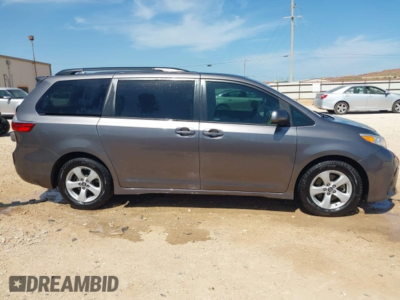 2020 Toyota Sienna LE Auto Access Seat with VIN 5TDKZ3DC2LS036312, listed as a IAAI auction lot 42307857 with 107,653 mi miles and . Bid and sale history available at DreamBid. Image 13.
