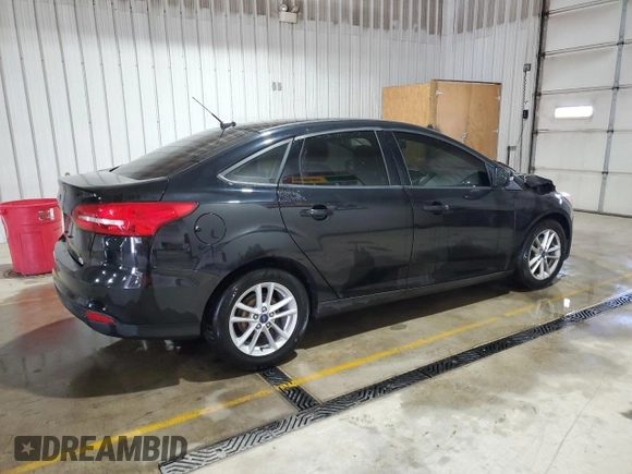 2017 Ford Focus SE with VIN 1FADP3F26HL315683, listed as a Copart auction lot 53682395 with 34,301 mi miles and Salvage Title. Bid and sale history available at carsss.com. Image 3.