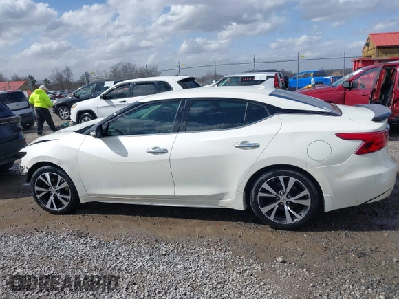 2017 Nissan Maxima SV with VIN 1N4AA6APXHC416086, listed as a IAAI auction lot 41694314 with 192,513 mi miles and . Bid and sale history available at DreamBid. Image 15.