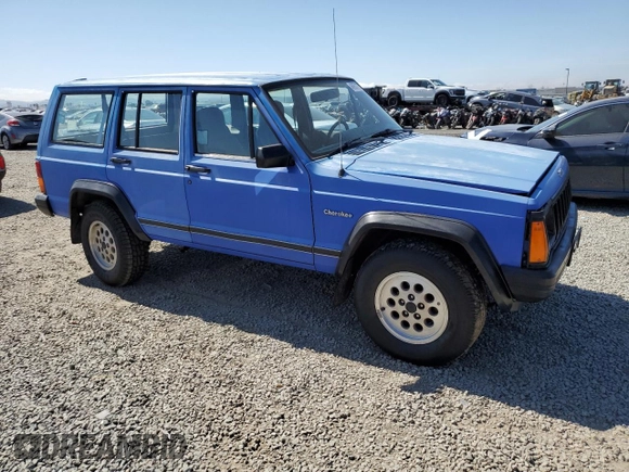 1996 Jeep Cherokee SE with VIN 1J4FT28S1TL108840, listed as a Copart auction lot 46951195 with 257,004 mi miles and Salvage Title. Bid and sale history available at carsss.com. Image 4.