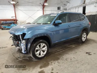2019 Volkswagen Atlas SE z VIN 1V2UR2CA3KC566838, wystawiony jako Copart lot #53525575 z przebiegiem 60 914 mil mil oraz Szkody całkowita. Historia ofert i sprzedaży dostępna na DreamBid. Obrazek 1.