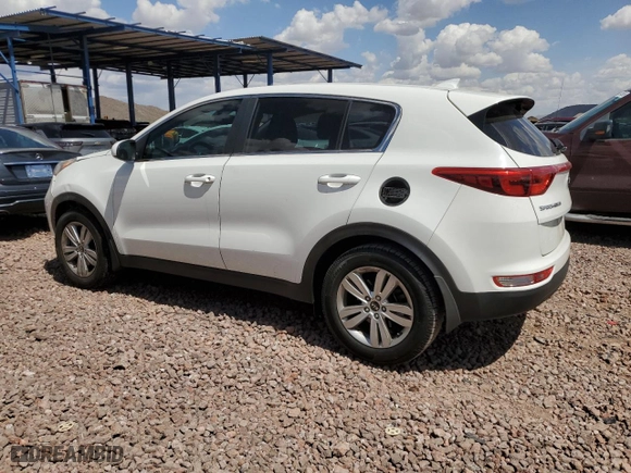 2017 Kia Sportage LX with VIN KNDPM3AC0H7122843, listed as a Copart auction lot 51868555 with 100,617 mi miles and Salvage Title. Bid and sale history available at carsss.com. Image 2.