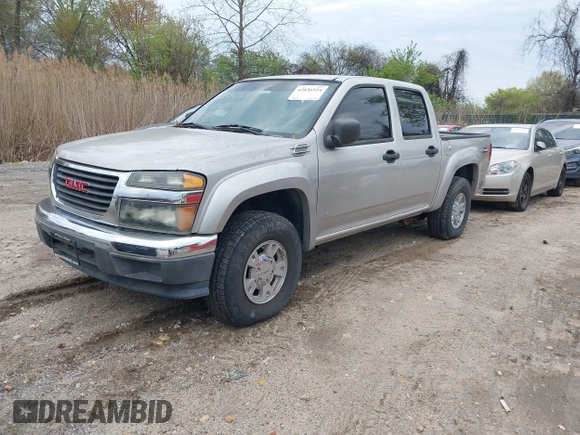 2007 GMC Canyon SLE2 with VIN 1GTDT13E978120901, listed as a IAAI auction lot 42036924 with 187,341 mi miles. Bid and sale history available at carsss.com. Image 2.