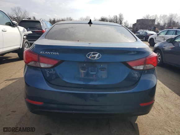 2015 Hyundai Elantra Limited with VIN KMHDH4AE2FU258352, listed as a Copart auction lot 47687265 with 138,322 mi miles and Clean Title. Bid and sale history available at carsss.com. Image 6.