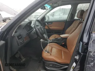 2009 BMW X3 xDrive30i with VIN WBXPC93409WJ30690, listed as a Copart auction lot 44971205 with 0 mi miles and Salvage Title. Bid and sale history available at carsss.com. Image 7.