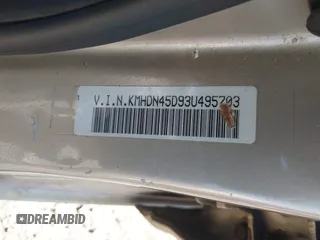 2003 Hyundai Elantra GLS z VIN KMHDN45D93U495703, wystawiony jako IAAI lot #42137927 z przebiegiem 93 287 mil mil oraz . Historia ofert i sprzedaży dostępna na DreamBid. Obrazek 9.