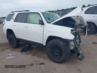 2019 Toyota 4Runner SR5 with VIN JTEBU5JR7K5663980, listed as a IAAI auction lot 42473347 with Not provided miles and . Bid and sale history available at DreamBid. Image 1.