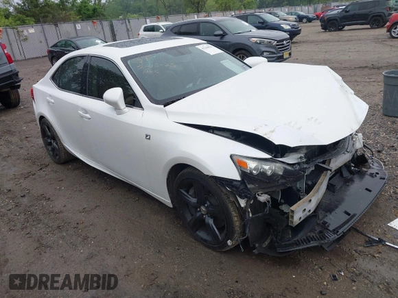 2014 Lexus IS 350 with VIN JTHBE1D22E5002420, listed as a IAAI auction lot 42260031 with 122,407 mi miles and . Bid and sale history available at DreamBid. Image 1.