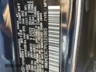 2023 Genesis GV80 with VIN KMUHCESC7PU121865, listed as a Copart auction lot 57990365 with Not provided miles and Salvage title. Bid and sale history available at DreamBid. Image 13.