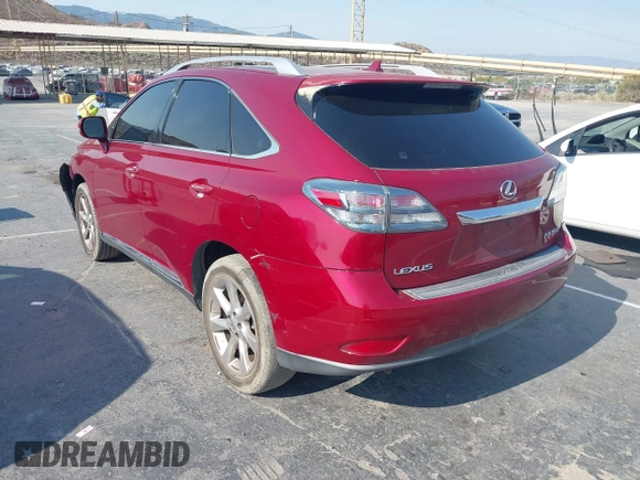 2010 Lexus RX 350 with VIN JTJZK1BA4A2403026, listed as a IAAI auction lot 42648881 with 168,517 mi miles and . Bid and sale history available at DreamBid. Image 3.