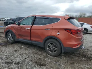 2017 Hyundai Santa Fe 2.4L z VIN 5XYZT3LB4HG381838, wystawiony jako Copart lot #53923535 z przebiegiem 71 815 mil mil oraz Szkoda całkowita • Salvage title. Historia ofert i sprzedaży dostępna na DreamBid. Obrazek 2.