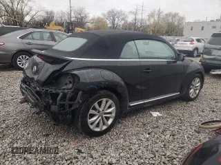 2015 Volkswagen Beetle with VIN 3VW5A7AT5FM812966, listed as a Copart auction lot 80741484 with 51,089 mi miles and Salvage Title. Bid and sale history available at DreamBid. Image 3.