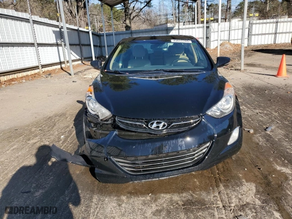 2012 Hyundai Elantra GLS with VIN KMHDH4AE4CU185819, listed as a Copart auction lot 43627765 with 127,673 mi miles and Salvage Title. Bid and sale history available at carsss.com. Image 5.