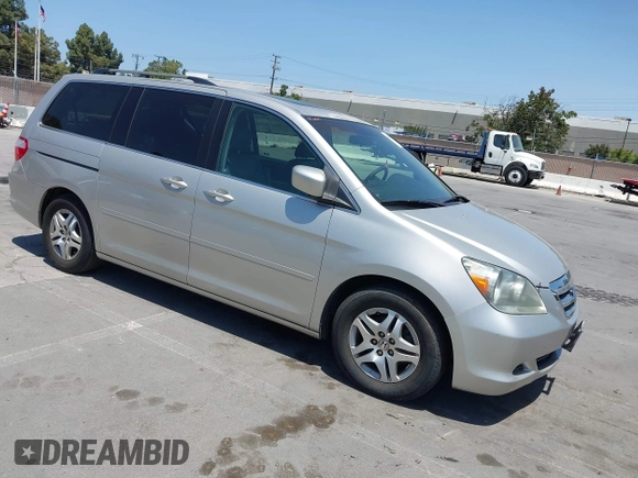 2006 Honda Odyssey EX-L с VIN 5FNRL38606B435605, выставлен на аукционе IAAI как лот 42416056 с пробегом 200 649 миль миль и . История ставок и продаж доступна на DreamBid. Изображение 1.