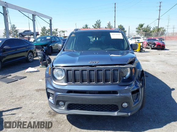 2021 Jeep Renegade Latitude with VIN ZACNJDBB1MPM98182, listed as a IAAI auction lot 41676689 with 53,731 mi miles and . Bid and sale history available at DreamBid. Image 12.
