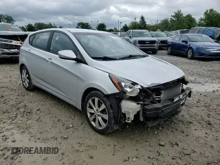 2012 Hyundai Accent SE with VIN KMHCU5AE7CU054509, listed as a Copart auction lot 57726645 with 93,631 mi miles and Salvage title. Bid and sale history available at DreamBid. Image 14.