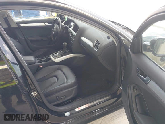 2012 Audi A4 Premium Plus with VIN WAUFFAFLXCN017411, listed as a IAAI auction lot 42543977 with 139,996 mi miles and . Bid and sale history available at DreamBid. Image 5.
