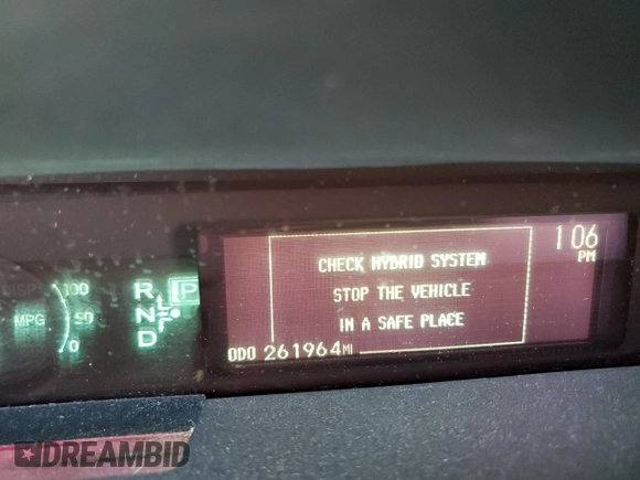 2015 Toyota Prius Four with VIN JTDKN3DU1F1977532, listed as a Copart auction lot 57658505 with 261,964 mi miles and Salvage title. Bid and sale history available at DreamBid. Image 9.