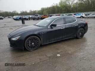 2014 Maserati Ghibli S Q4 z VIN ZAM57RTA0E1126544, wystawiony jako Copart lot #54188105 z przebiegiem 78 431 mil mil oraz Szkody całkowita. Historia ofert i sprzedaży dostępna na DreamBid. Obrazek 1.