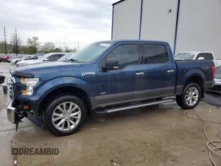 2017 Ford F-150 XL with VIN 1FTEW1EP2HFB80607, listed as a Copart auction lot 53311155 with 55,378 mi miles and Salvage title. Bid and sale history available at DreamBid. Image 1.