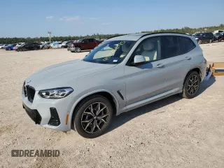 2024 BMW X3 sDrive30i with VIN WBX47DP06RN309680, listed as a Copart auction lot 49176845 with 5,846 mi miles and Salvage Title. Bid and sale history available at DreamBid. Image 1.