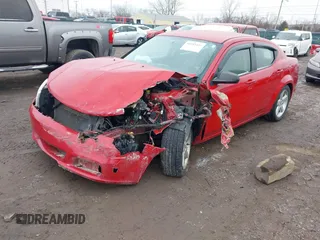 2013 Dodge Avenger with VIN 1C3CDZAB7DN649233, listed as a IAAI auction lot 41555445 with 118,846 mi miles and . Bid and sale history available at DreamBid. Image 2.