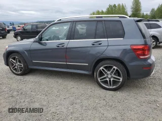 2015 Mercedes-Benz GLK 350 with VIN WDCGG8JB6FG418601, listed as a Copart auction lot 54785555 with 104,083 mi miles and Salvage Title. Bid and sale history available at DreamBid. Image 2.