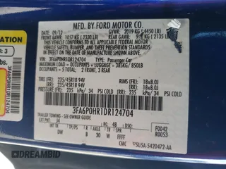 2013 Ford Fusion SE with VIN 3FA6P0HR1DR124704, listed as a Copart auction lot 46500985 with 140,483 mi miles and Salvage Title. Bid and sale history available at DreamBid. Image 14.