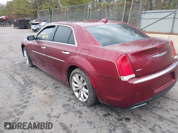 2017 Chrysler 300 with VIN 2C3CCAKG4HH604148, listed as a IAAI auction lot 38890500 with 1 mi miles. Bid and sale history available at carsss.com. Image 3.