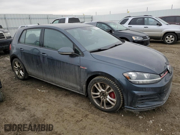 2018 Volkswagen Golf GTI S with VIN 3VW447AU8JM296722, listed as a Copart auction lot 47025734 with 74,715 mi miles. Bid and sale history available at carsss.com. Image 4.
