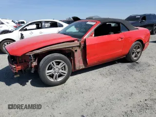 2013 Ford Mustang V6 with VIN 1ZVBP8EM2D5203895, listed as a Copart auction lot 55858695 with 110,219 mi miles and Salvage title. Bid and sale history available at DreamBid. Image 1.