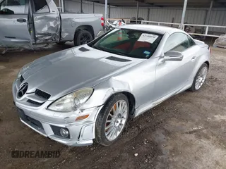 2010 Mercedes-Benz SLK with VIN WDBWK5JA4AF226113, listed as a IAAI auction lot 42109070 with 123,725 mi miles and . Bid and sale history available at DreamBid. Image 2.