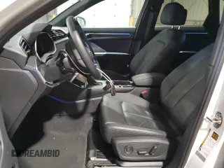 2024 Audi Q3 S line Premium Plus with VIN WA1EEDF37R1055403, listed as a Copart auction lot 60666185 with 6,982 mi miles and Salvage title. Bid and sale history available at DreamBid. Image 7.