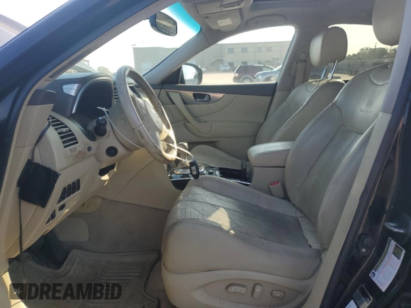 2010 Infiniti FX with VIN JN8AS1MW1AM851189, listed as a Copart auction lot 53859835 with 146,695 mi miles and Salvage title. Bid and sale history available at DreamBid. Image 7.