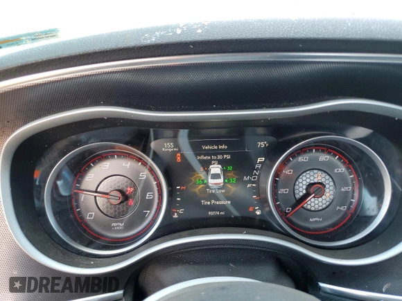 2018 Dodge Charger GT with VIN 2C3CDXJG1JH126682, listed as a Copart auction lot 55499385 with 93,774 mi miles and Clean Title. Bid and sale history available at DreamBid. Image 9.