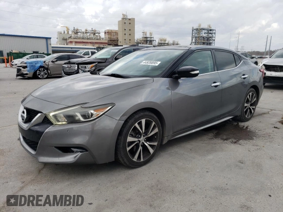 2018 Nissan Maxima S with VIN 1N4AA6AP9JC394197, listed as a Copart auction lot 44939895 with 109,535 mi miles and Salvage Title. Bid and sale history available at DreamBid. Image 1.
