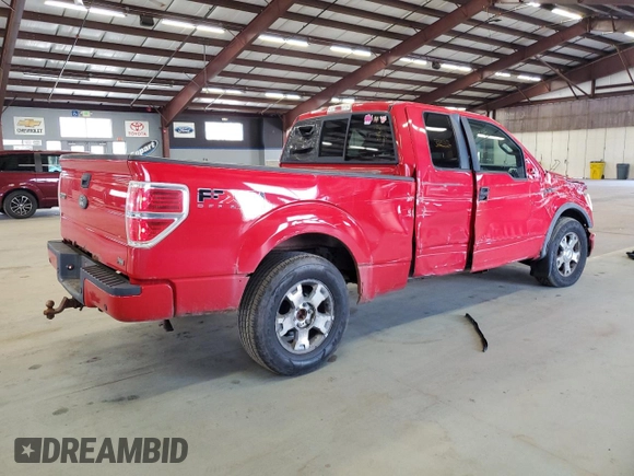 2010 Ford F-150 XL with VIN 1FTFX1EV9AFB44600, listed as a Copart auction lot 54563175 with 153,508 mi miles and Clean Title. Bid and sale history available at carsss.com. Image 3.