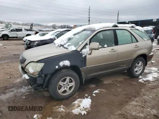 2003 Lexus RX 300 with VIN JTJHF10U630307037, listed as a Copart auction lot 81918104 with 0 mi miles and Salvage Title. Bid and sale history available at carsss.com. Image 1.
