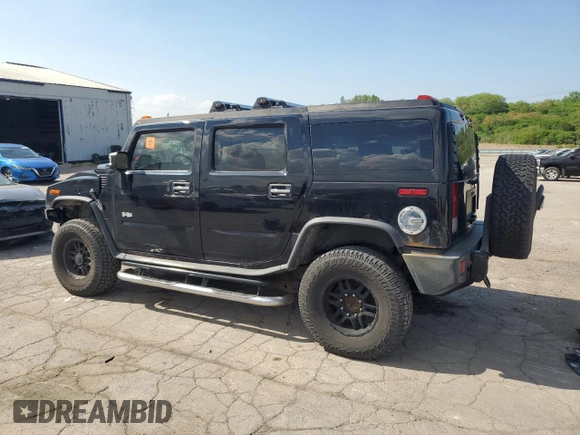 2006 Hummer H2 z VIN 5GRGN23U36H115579, wystawiony jako Copart lot #55753045 z przebiegiem 166 133 mil mil oraz Tytuł czysty. Historia ofert i sprzedaży dostępna na DreamBid. Obrazek 2.