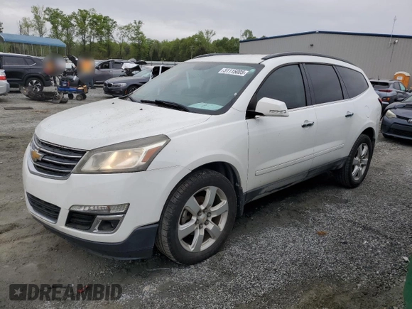 2016 Chevrolet Traverse LT with VIN 1GNKRGKD3GJ171909, listed as a Copart auction lot 51115005 with 177,160 mi miles and Salvage Title. Bid and sale history available at carsss.com. Image 1.