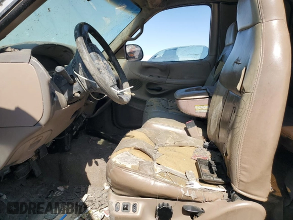 1997 Ford F-150 with VIN 1FTDX17W0VKC53263, listed as a Copart auction lot 57114475 with 220,496 mi miles and Non repairable. Bid and sale history available at DreamBid. Image 7.