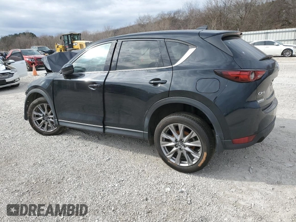 2020 Mazda CX-5 Grand Touring with VIN JM3KFADMXL0835481, listed as a Copart auction lot 44276955 with 36,862 mi miles and Salvage Title. Bid and sale history available at DreamBid. Image 2.
