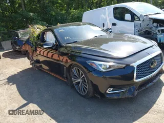 2019 Infiniti Q60 Luxe with VIN JN1EV7EK1KM231904, listed as a IAAI auction lot 42538755 with 92,902 mi miles and . Bid and sale history available at DreamBid. Image 1.