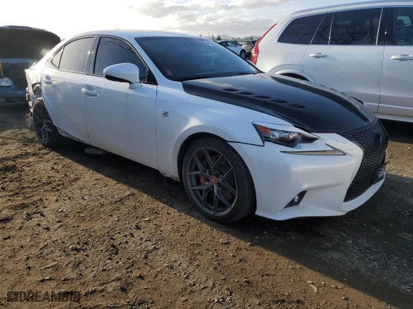 2014 Lexus IS 350 with VIN JTHCE1D27E5004412, listed as a Copart auction lot 45234785 with 116,144 mi miles and Salvage Title. Bid and sale history available at carsss.com. Image 4.