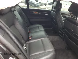 2013 BMW 7 Series 750Li with VIN WBAYE8C5XDD131670, listed as a Copart auction lot 44217435 with 80,122 mi miles and Salvage title. Bid and sale history available at DreamBid. Image 10.