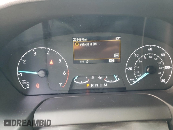 2022 Ford Transit with VIN 1FDRU8UG5NKA33889, listed as a Copart auction lot 55999664 with 23,149 mi miles and Salvage Title. Bid and sale history available at DreamBid. Image 9.