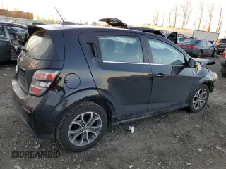2017 Chevrolet Sonic LT with VIN 1G1JD6SB2H4161473, listed as a Copart auction lot 42827965 with 0 mi miles and Salvage Title. Bid and sale history available at carsss.com. Image 3.
