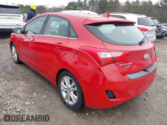 2013 Hyundai Elantra GT with VIN KMHD35LE7DU094238, listed as a IAAI auction lot 41386761 with 158,531 mi miles. Bid and sale history available at carsss.com. Image 3.